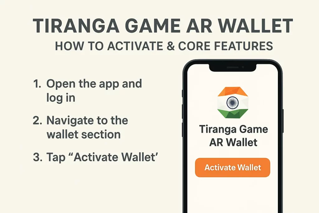 Tiranga Game AR Wallet